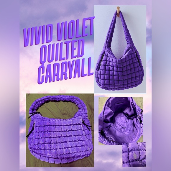 FP Movement by Free People Handbags - Free People Movement Quilted Carryall in Vivid Violet